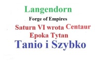 Forge of Empires FOE Tytan Wrota Centaur Langendorn