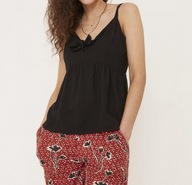 FatFace czarny top na ramiączkach M 38 minimalistyczny camisole – trend