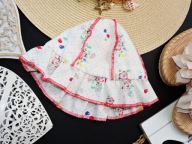 Kids - letni kapelusik groszki , kwiaty r 74