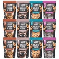 PAN MIĘSKO Kawałki w sosie MIX SMAKÓW karma dla kota mokra 12 x 85g