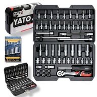 ZESTAW NARZĘDZIOWY YATO Klucze Nasadowe 56el 1/4" GRZECHOTKA WALIZKA GRATIS