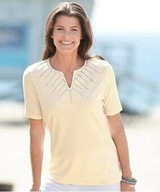 Śliczna bluzeczka DAMART 35% cotton UK 18/20 EUR 46/48