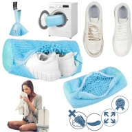 WOREK DO PRANIA BUTÓW Z MIKROFIBRY POKROWIEC OCHRONNY NIEBIESKI DO PRALKI