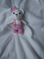 Mis maskotka - handmade szydelko