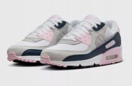 Buty Nike Air Max 90 - White Wolf Grey Pink Foam - 42 US8.5 (DM0029-106)