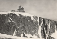 Pocztówka PRL Karkonosze Schronisko Śnieżne Kotły 36-1375