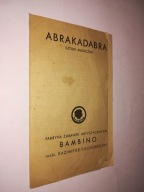 ABRAKADABRA Sztuki Magiczne Fabryka Zabawek BAMBIN