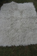 DYWAN SZAGGY BIAŁY DŁUGI WŁOS 120 X160