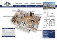 Mieszkanie, Łomża, 73 m²