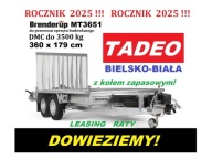 przyczepa Brenderup MT3651 3500kg 3651 pod koparkę sprzęt budowlany 360x179