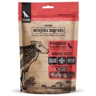 PRZYSMAK DLA PSA WIEJSKA ZAGRODA MIĘKKIE SUSZONE WOŁOWE KĄSKI 100g