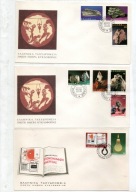 FDC.Grecja.10 greckich kopert filatelistycznych z 1980 roku
