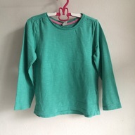 Bluzeczka z długim rękawem gładka TU 104 110 basic bawełna (289)