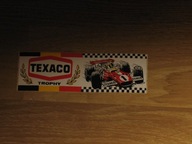 TEXACO TROPHY BOLID FORMUŁA1 naklejka z PRL