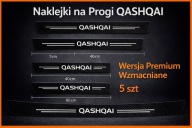5 SZT - Naklejki ochronne na progi drzwi Nissan Qashqai
