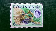 Dominika Dominica * 6c nadruk QEII kolonie angielskie brytyjskie