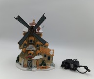 Wiatrak z porcelany Lemax - z kolekcji Wioski Świątecznej - obraca się 25cm