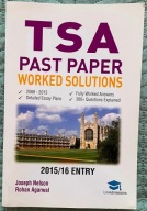 TSA Past Paper Worked Solutions - Joseph Nelson