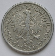 Polska 2 złote 1958 - kłosy jagody