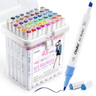 Ohuhu marker graffiti 48 kolorów, marker permanentny, podwójna końcówka