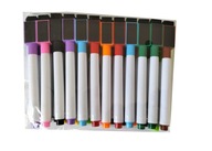 Pisaki markery suchościeralne do tablic 24 szt mix 12 kolorów dla dzieci