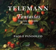 TELEMANN Fantasias for viola da gamba (Hamburg 1735) PAOLO PANDOLFO [2 CD]