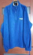 Bluza polarowa rozpinana VISA niebieska