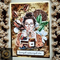 kartka urodziny imieniny handmade