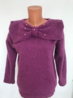 Sweter Gruby Puszysty Mięciutki Angora