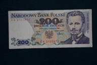 Banknot Polska PRL 200 złotych ser EA 1986 rok !!!