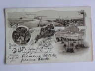 Mrzeżyno Deep ujście Regi port vorlaufer 1898 lit secesja