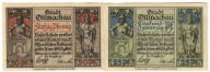Banknoty zastepcze OTTMACHAU - Otmuchow - 25 + 50 Pfennig