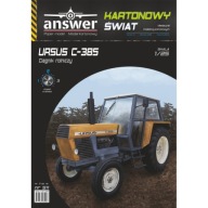 Traktor URSUS C-385, Skala: 1:25, Kartonowe Hobby - dwa kolory malowania!
