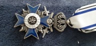 Order srebrny Krzyż Zasługi z koroną i mieczami