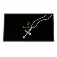 Gotycki Naszyjnik KRZYŻ Duży Wisiorek STAL Amulet Męski