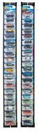 Stojak na karty kolekcjonerskie czarny naścienny do Hot Wheels