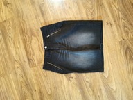 Czarna jeansowa spódniczka spódnica esmara