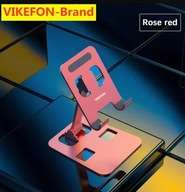 VIKEFON Przenośny uchwyt stojak na smartfon tablet stop aluminium czerwony