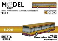 Mercedes O405N MPK Łódź - Model kartonowy