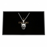 Gotycki Naszyjnik MASKA ONI Hannya STAL Chirurgiczna UNISEX