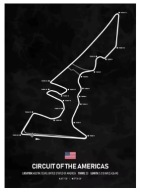 Plakat „Racing Tracks” – Minimalistyczny Plakat Torów Wyścigowych