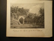 Indie wejście do Świątyni Słoni, oryg 1836