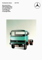 PROSPEKT MERCEDES-BENZ SATTELZUGMASCHINE LPS 709