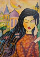 Obraz współczesny ,,MASKA''