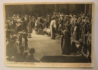 WERTREIBUNG AUS DEM TEMPEL - WYDALENIE ZE ŚWIĄTYNI, 1934 rok, PIECZĄTKA