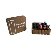 Organizer, pudełko na baterie, akumulatorki AA, AAA druk 3d