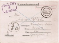 OFLAG II D -GROSS-BORN -list jeniecki -STARACHOWICE-ORŁOWOW -obieg 1944 rok