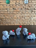 Figurka Słoń – 3 różne modele | Druk 3D | Prezent | Świat Magii 3D