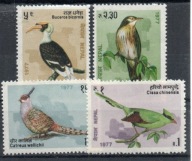 NEPAL ptaki Mi 346-9**