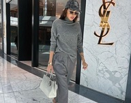 ZARA ASYMETRYCZNY SWETER Z GOLFEM S